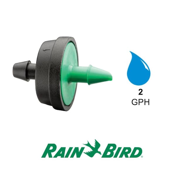 2 GPH Pressure Compensating Emitters with Check Valve (10-Pack)