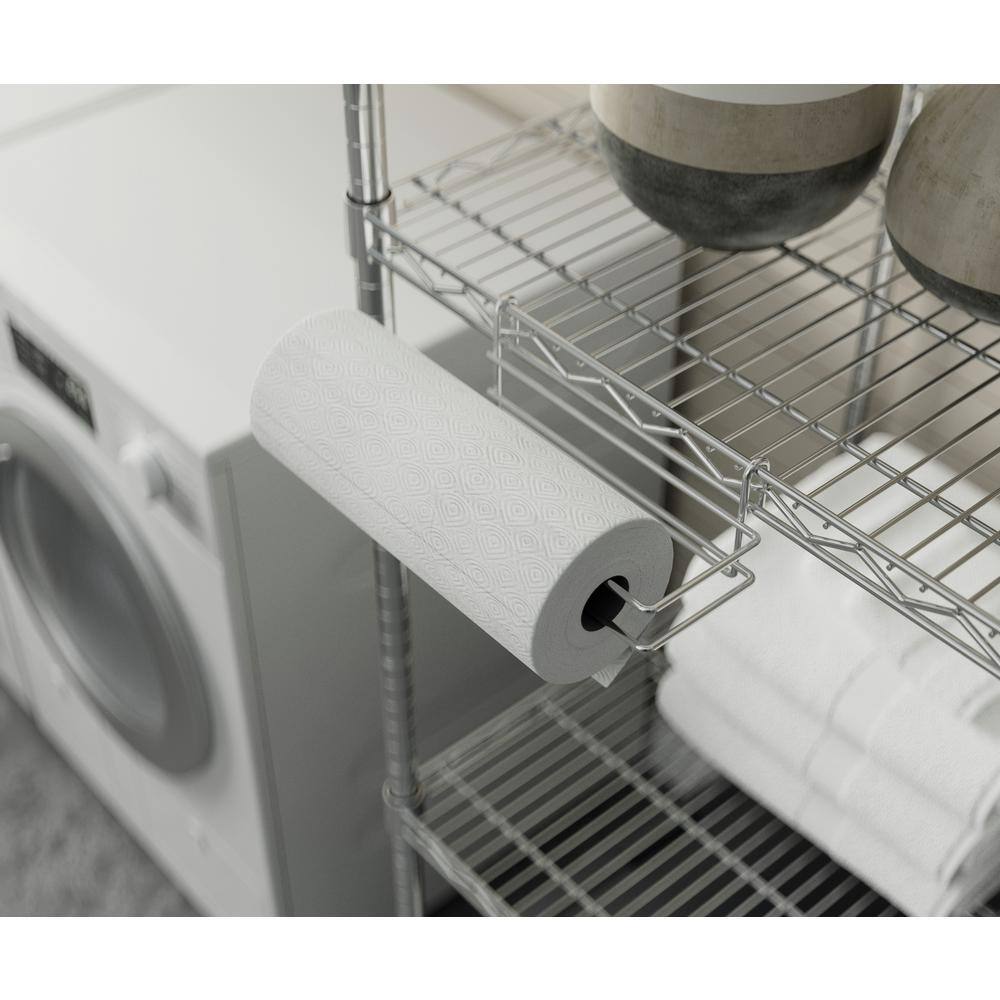 Silver Steel 7-Piece Wire Rack Accessories Kit