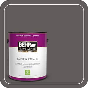 1 gal. #PPU18-19 Intellectual Eggshell Enamel Low Odor Interior Paint & Primer