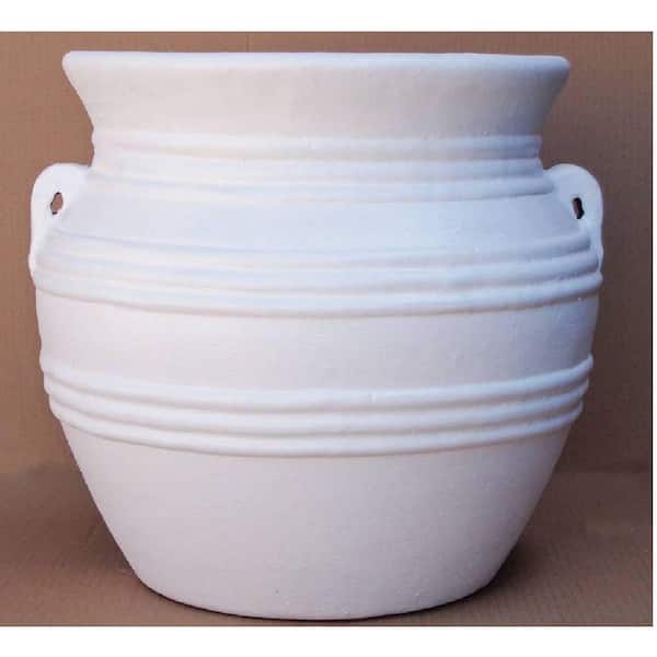 PRIVATE BRAND UNBRANDED 13 in. White Clay Stripped Smooth Handle