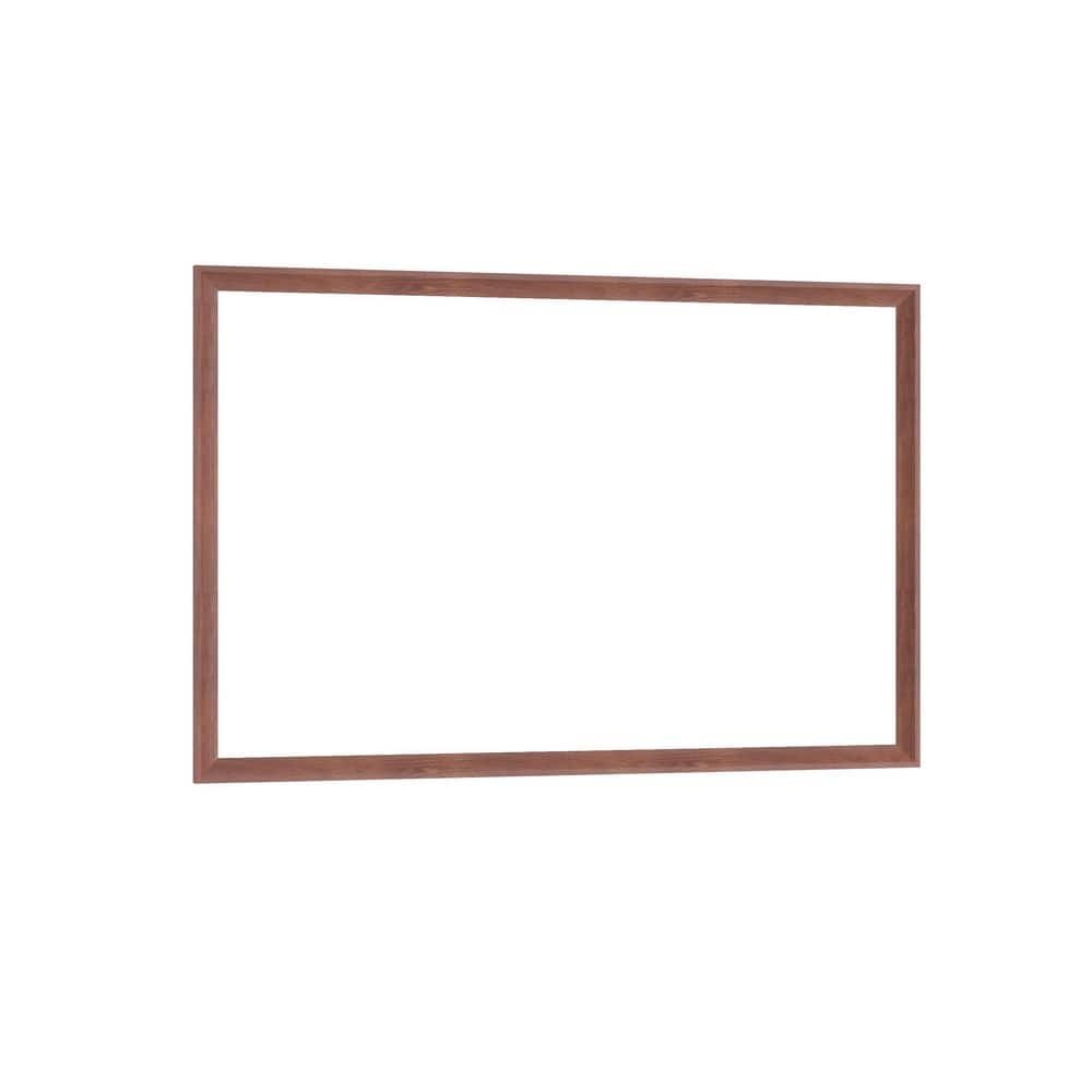 40 in. W x 36 in. H Rectangular Aluminum Frameless Decorative Large Wall Mount Bathroom Vanity Mirror in Walnut price history on PriceWatchPro