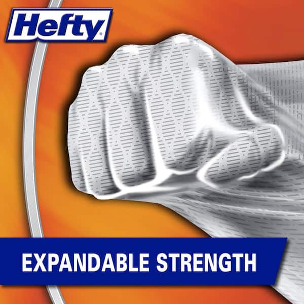 Hefty Ultra Strong Tall Kitchen Trash Bags, Blackout, Clean Burst, 13  Gallon, 80 Count
