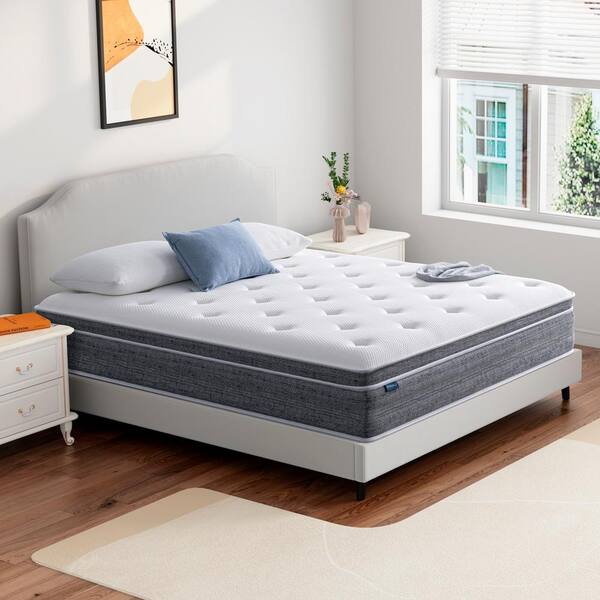 Potctz Full Medium Hybrid Mattress 12 in. BedinaBox Mattress, Full