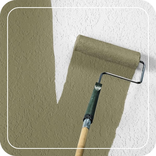 1 gal. #PPU9-23 Oregano Spice Flat Interior/Exterior Masonry, Stucco and Brick Paint
