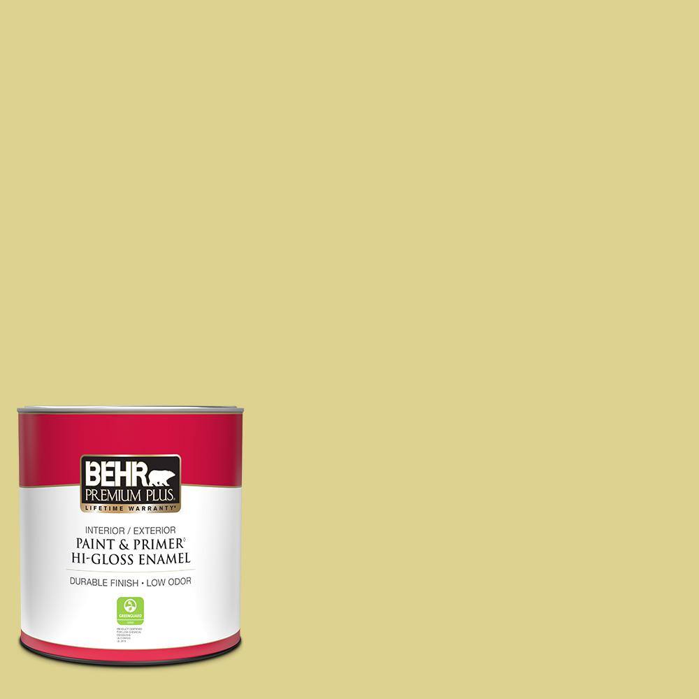 Reviews for BEHR PREMIUM PLUS 1 qt. T1716 Thats My Lime HiGloss