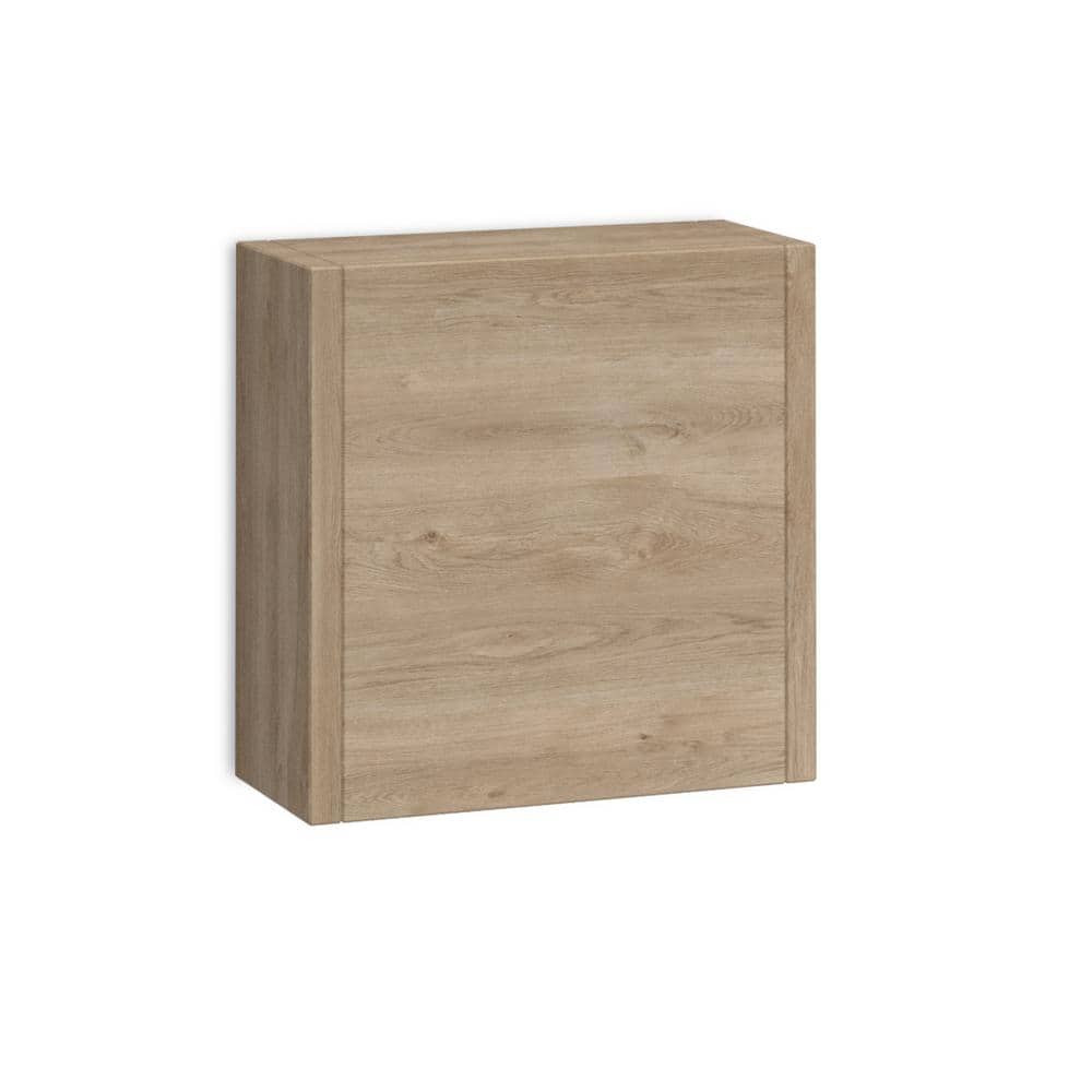 Dalia 13.8 in. W x 6.9 in. D x 13.8 in. H Bathroom Storage Wall Cabinet in Natural Oak price history on PriceWatchPro