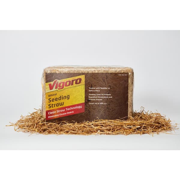 17,500 sq. ft. Bagged Wheat Seeding Straw Mulch Pallet, 35-Count (500 sq. ft./unit)