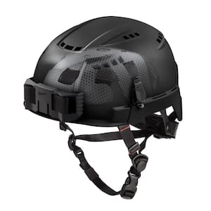 BOLT Black Type 2 Class C Vented Safety Helmet with IMPACT-ARMOR Liner