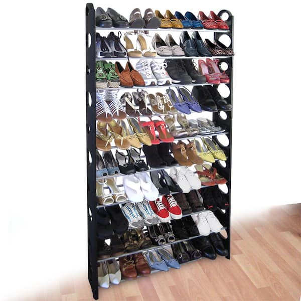 50 Pair 10 Tier Shoe Rack