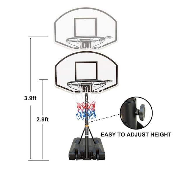  KUIKUI Height- Poolside Basketball Hoop for Kids