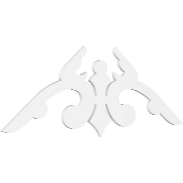 Ekena Millwork Milton 1 in. D x 27 in. W x 72 in. L Signature Urethane Gable Pediment
