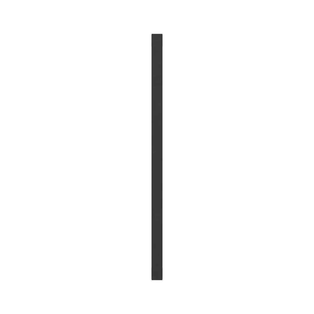 Matte Black Modern Square Cabinet Drawer Pull with Mounting Hardware