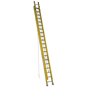 40 ft. Fiberglass D-Rung Extension Ladder with 300 lb. Load Capacity Type IA Duty Rating