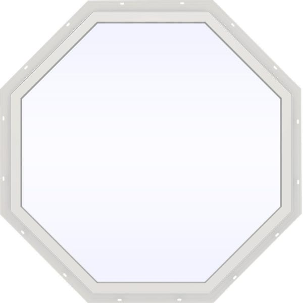 JELD-WEN 47.5 in. x 47.5 in. V-2500 Series White Vinyl Fixed