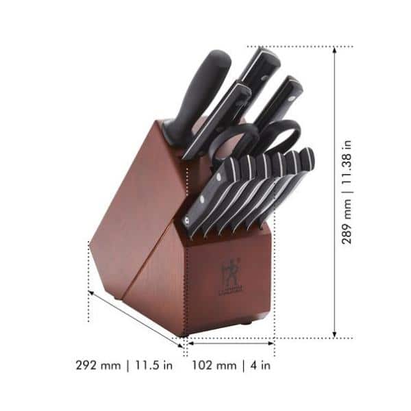 Henckels Dynamic 7-pc Knife Block Set Black 17571-007 - Best Buy