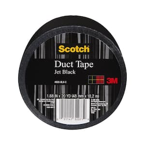 Scotch 1.88 in. x 20 yds. Black Duct Tape (Case of 6)