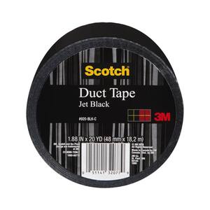 1.88 in. x 20 yds. Black Duct Tape (Case of 6)