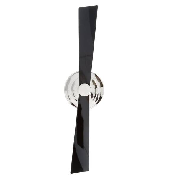 Modern Style Polished Nickel Ceiling Fan Home Decorators Collection Tetia 52 in