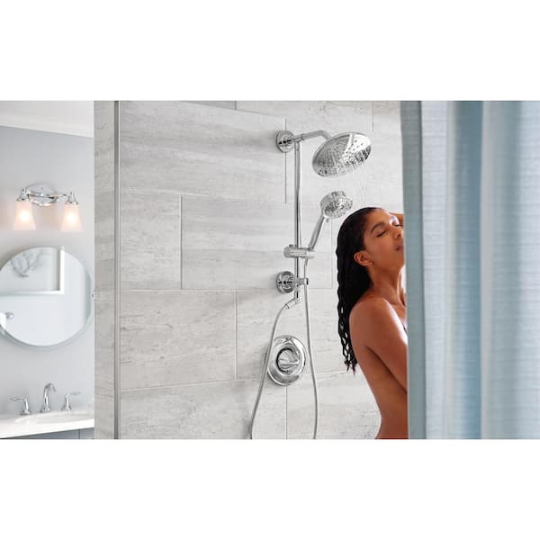 GROHE Bare Euphoria 25 in. Retrofit 1-Jet Shower System in Brushed Nickel  Infinity 26487EN0 - The Home Depot