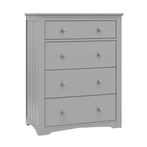 Hadley 4-Drawer Pebble Gray Dresser