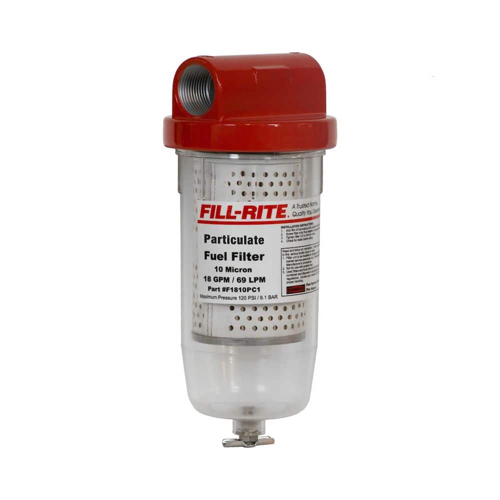 1 in. NPT Inlet and Outlet 18 GPM (68 LPM) Utility Accessory 10 Micron Part