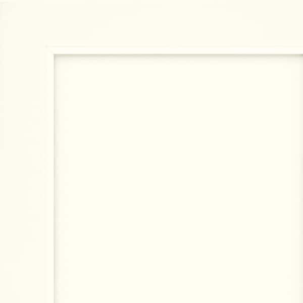 KraftMaid Bingham 7 5/16 in. W x 3/4 in. D x 7 5/16 in. H Quarter Cabinet Door Sample in Frost