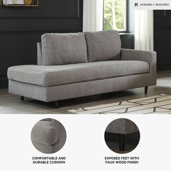 Signature DESIGN BY ASHLEY Lyman Gray Polyester One Arm with