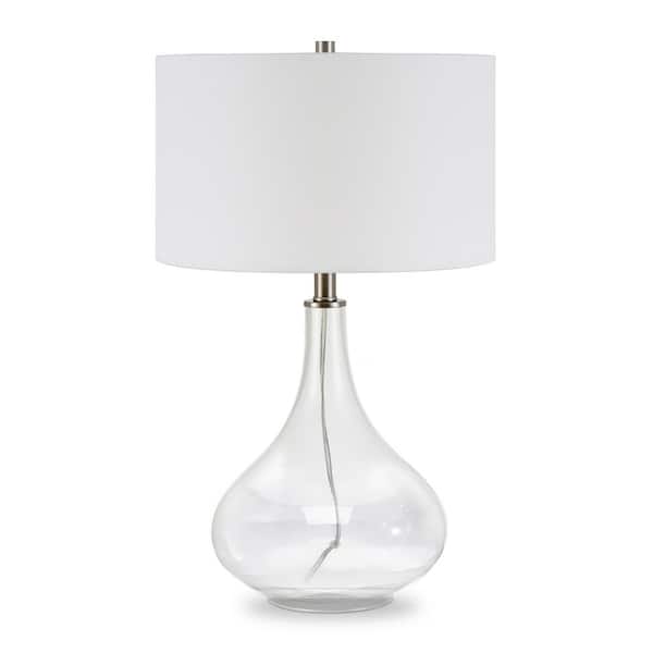 Meyer&Cross Mirabella 25-1/2 in. Clear Glass Table Lamp
