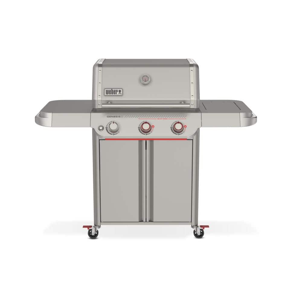 Weber Genesis E-325W 3-Burner Liquid Propane Gas Grill in Titanium 1502270