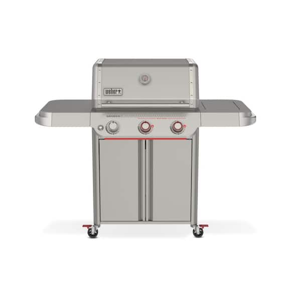 Genesis E-325W 3-Burner Liquid Propane Gas Grill in Titanium