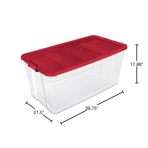 https://images.thdstatic.com/productImages/66264349-5f3d-4b80-9be1-89987d63ef88/svn/clear-base-with-red-lid-sterilite-storage-bins-14796603-40_600.jpg