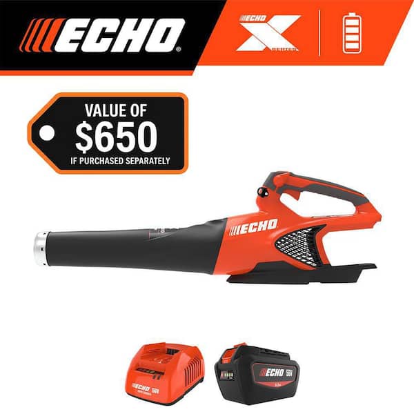 56V X Series 158 MPH 549 CFM Brushless Cordless Battery Powered Handheld Leaf Blower w/ 5. 0Ah Battery and Rapid Charger