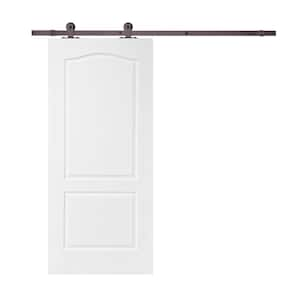 CALHOME 36 In. X 80 In. White Primed Composite MDF 3 Panel Equal Style ...