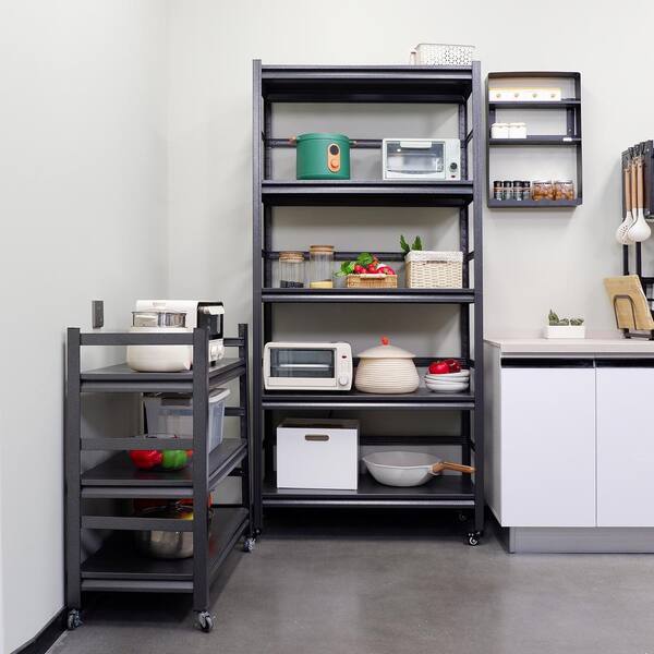 Siavonce 63 in. H Garage Shelves, Bookshelves, Kitchen Shelves