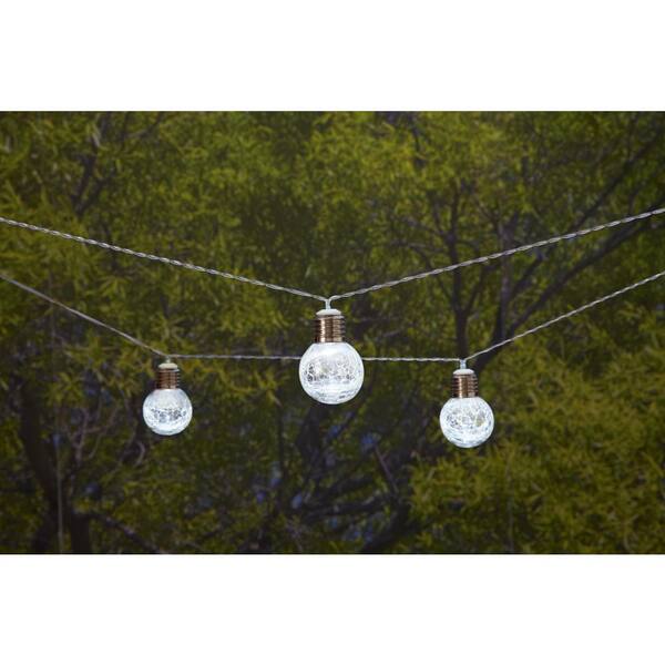 hampton bay crackle solar lights