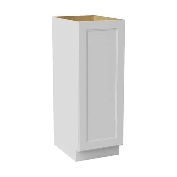 18 in. W x 24 in. D x 51 in. H Ready to Assemble Double Shaker Pantry Kitchen Cabinet in Newport White