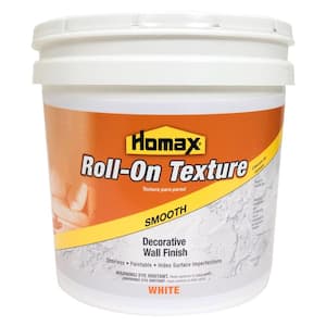 2 gal. White Smooth Roll-On Texture Decorative Wall Finish