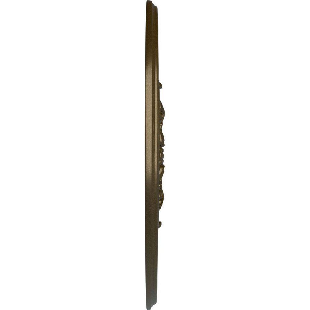 26" Brass Polyurethane Traditional Acanthus Leaves Ceiling Medallion