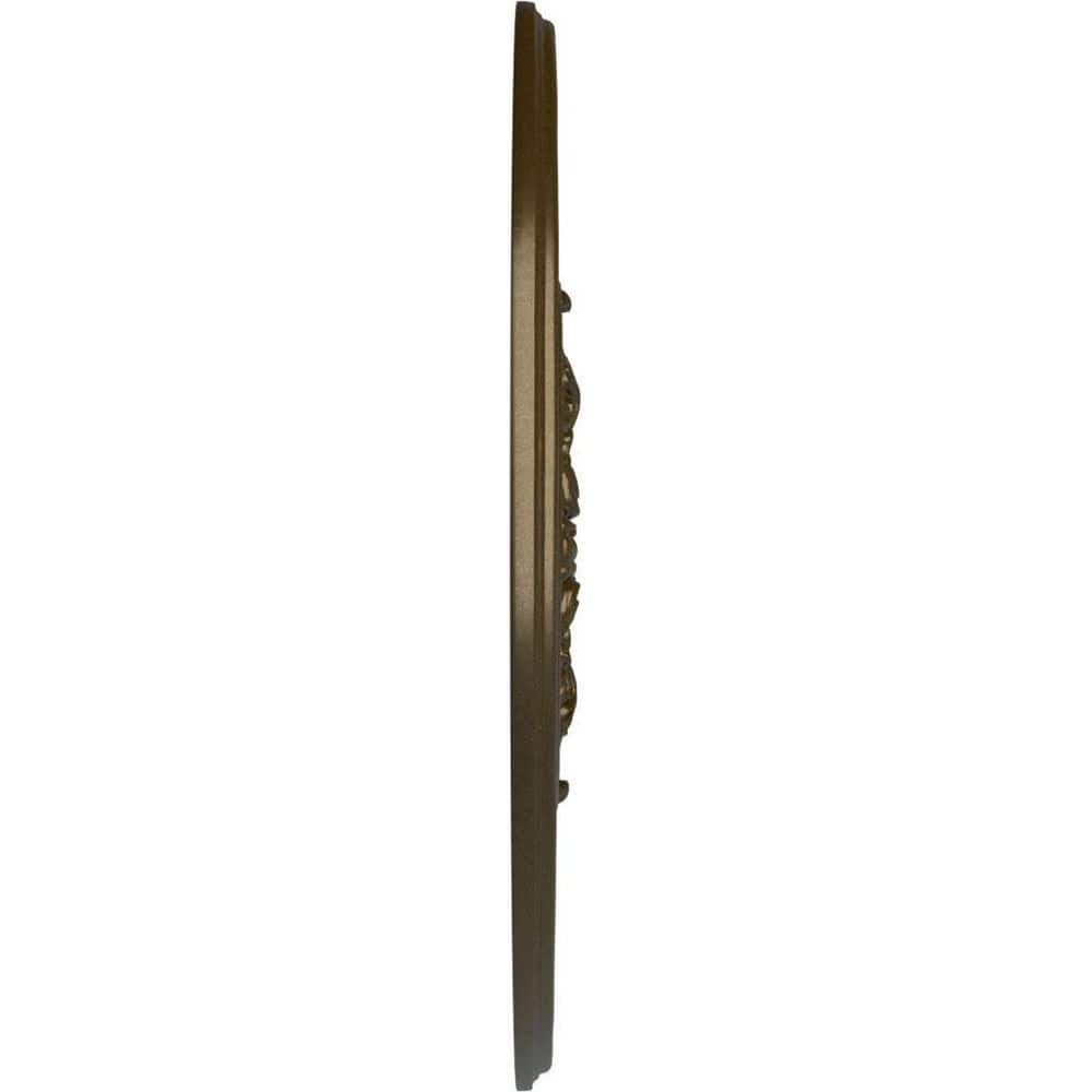 26" Brass Polyurethane Traditional Acanthus Leaves Ceiling Medallion