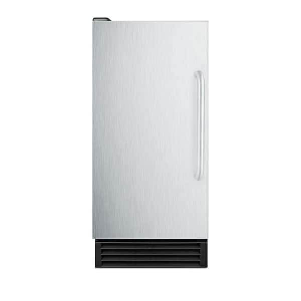 Summit  15 Inch Commercial Ice Maker with Built-In Pump, Standard