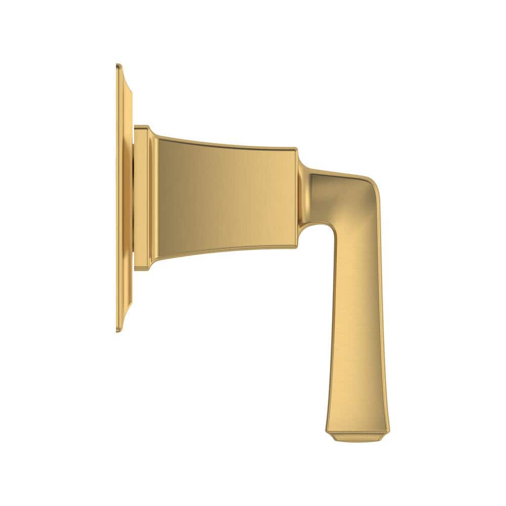 Town Square S Brushed Gold Wall-Mounted Bathtub/Shower Lever