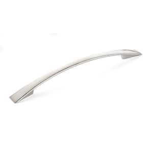 Silverthorn Collection 6 5/16 in. (160 mm) Brushed Nickel Modern Cabinet Arch Pull