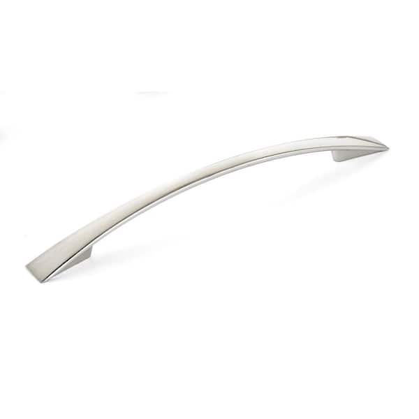 Richelieu Hardware Silverthorn Collection 6 5/16 in. (160 mm) Brushed Nickel Modern Cabinet Arch Pull