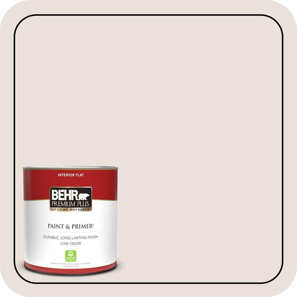 1 qt. #N180-1 Barely Brown Flat Low Odor Interior Paint & Primer price history on PriceWatchPro