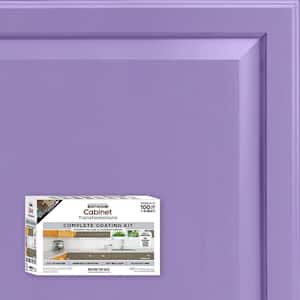 1 qt. Satin Lavender Interior Cabinet Paint Kit