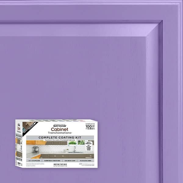 Rust-Oleum Transformations 1 qt. Satin Lavender Interior Cabinet Paint Kit