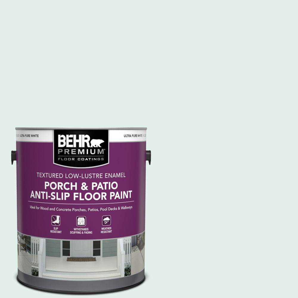 1 gal. #530E-1 White Sapphire Textured Low-Lustre Enamel Interior/Exterior Porch and Patio Anti-Slip Floor Paint price history on PriceWatchPro