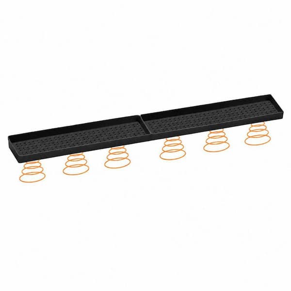 30 in. Silicone Magnetic Over Stove Top Shelf Spice Rack w/ 2 Functional Prtitions, Apartment Must Haves Kitchen Gadgets