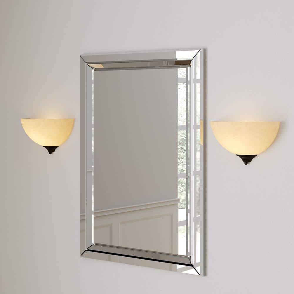 Old Bronze Tuscan Suede Glass Wall Sconce, 7x12 Inches