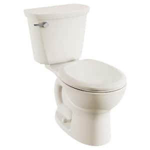 Cadet PRO Two-piece 1.28 GPF Single Flush Standard Height Round Toilet with 12 in. Rough-In in Bone
